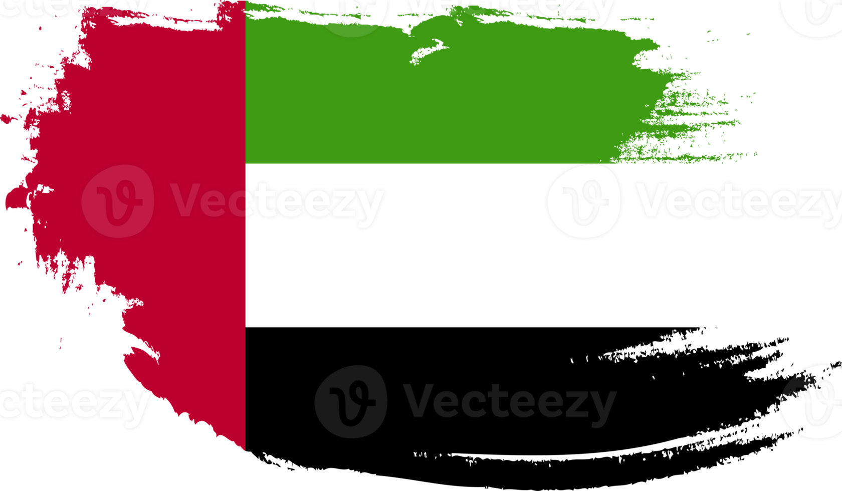 United Arab Emirates flag with grunge texture 12057245 PNG