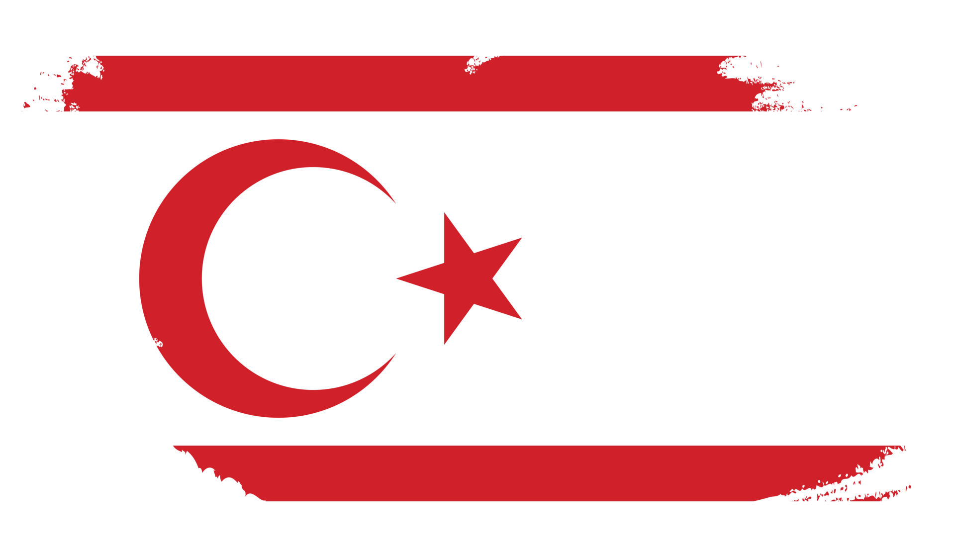 turkish republic of northern cyprus flag with grunge texture 12057246 PNG