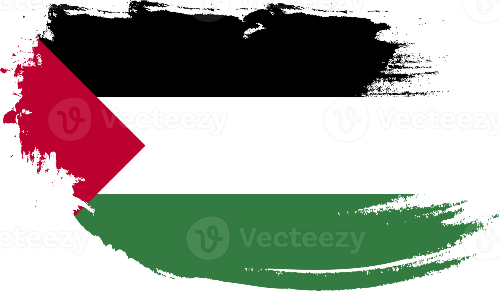 bandiera della Palestina con texture grunge png