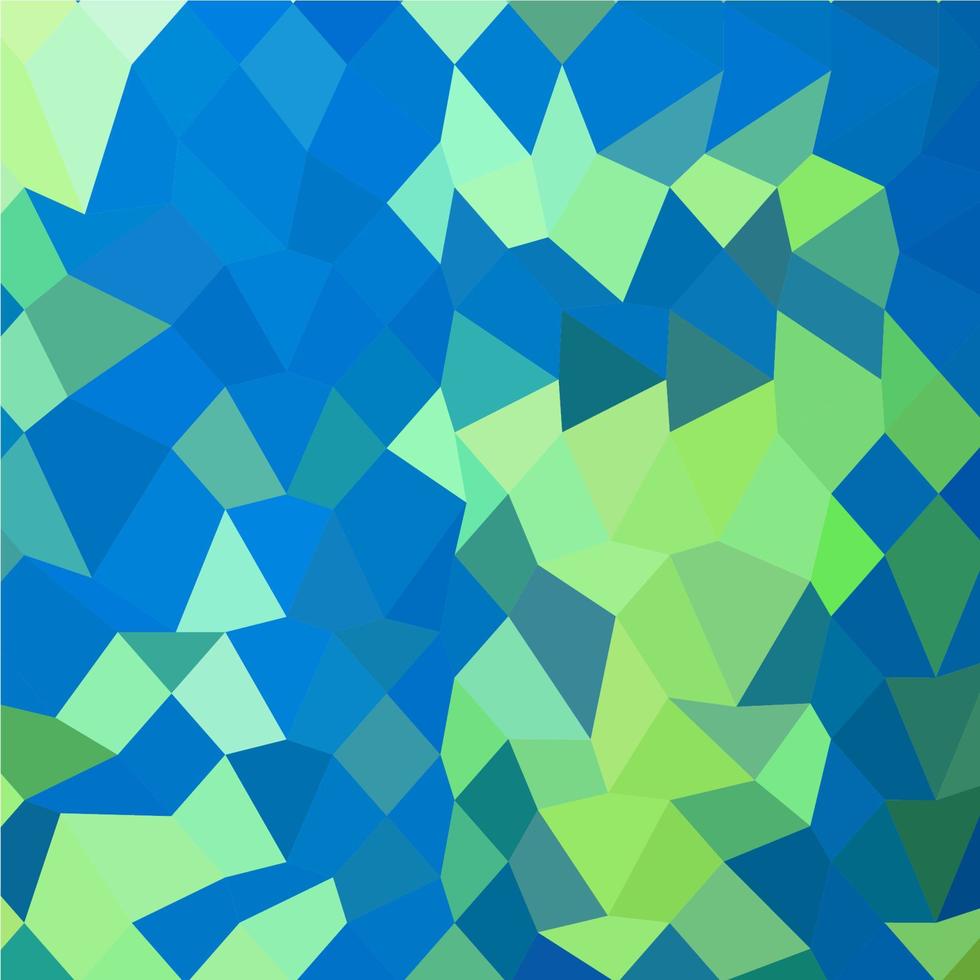 Dark Cyan Abstract Low Polygon Background vector