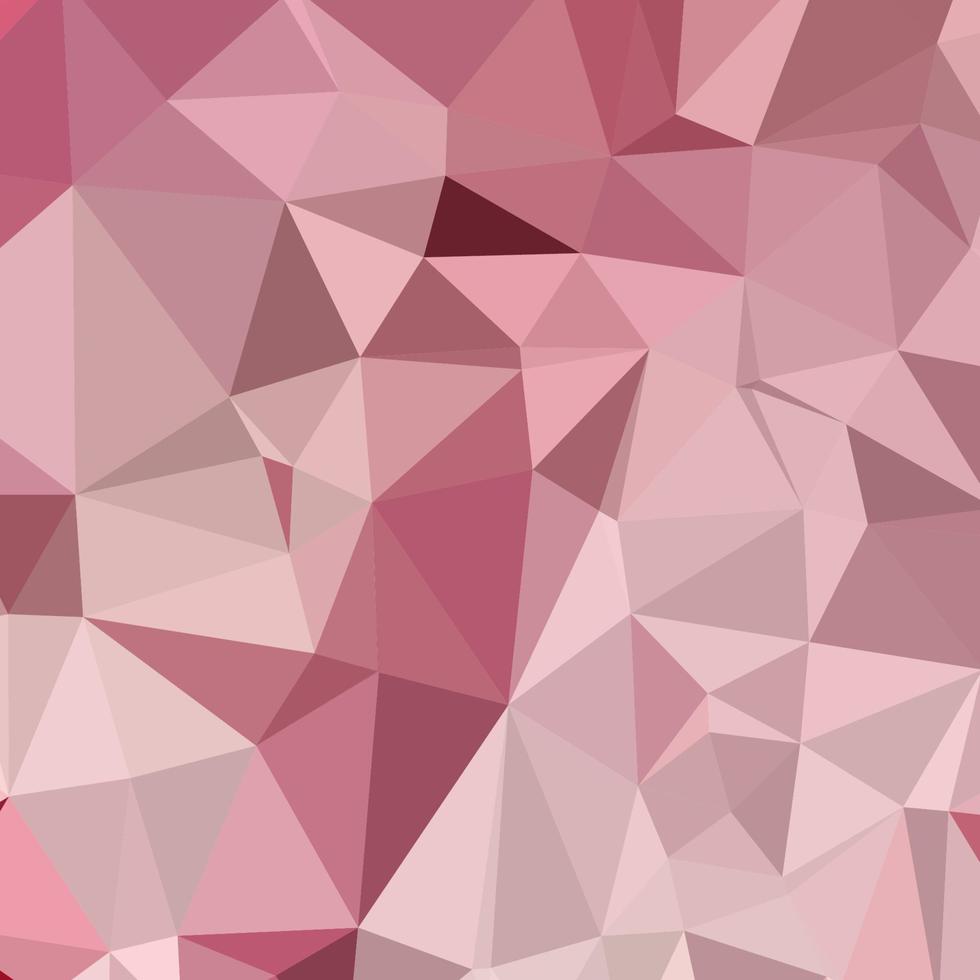 fondo de polígono bajo abstracto rosa clavel vector