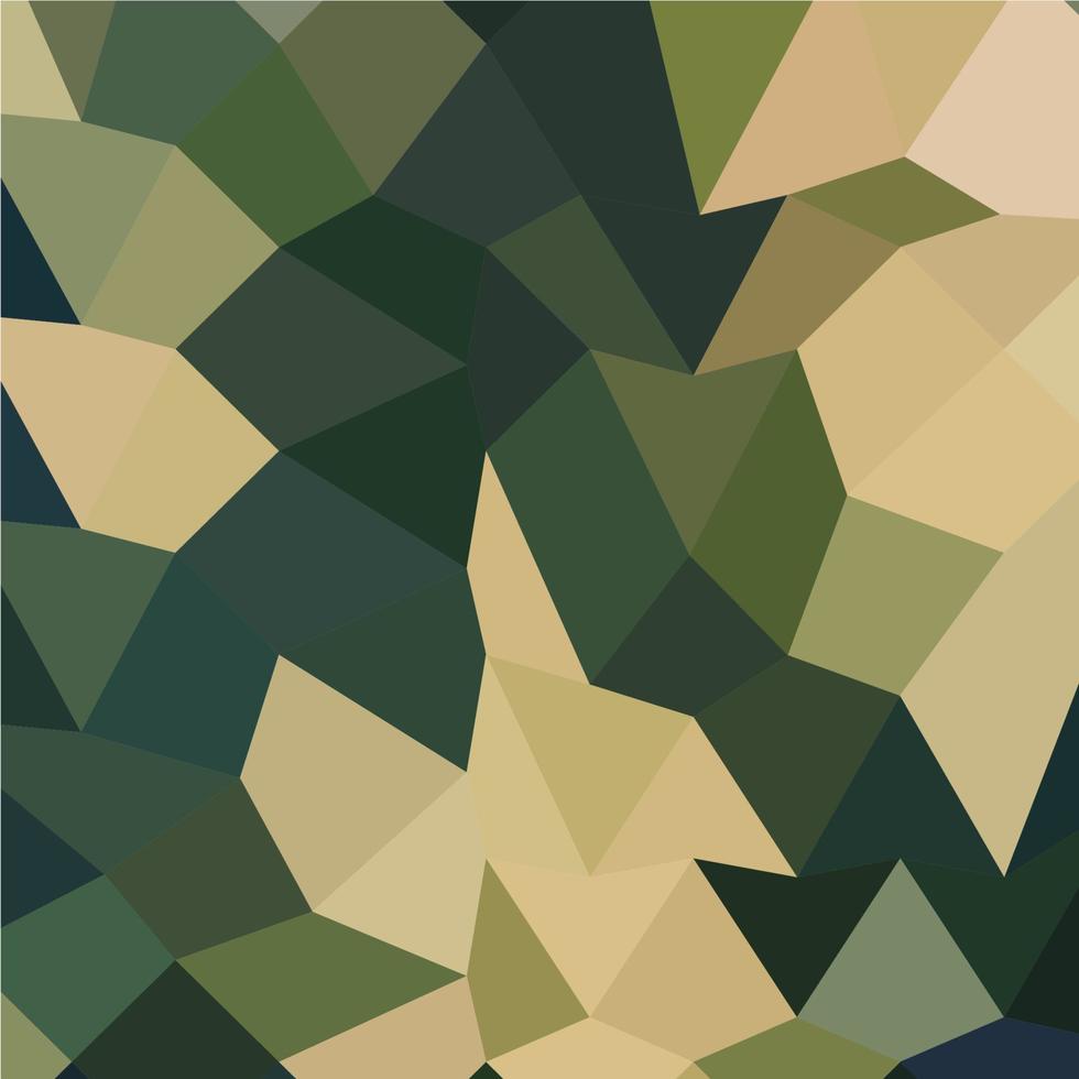 Dark Olive Green Abstract Low Polygon Background vector