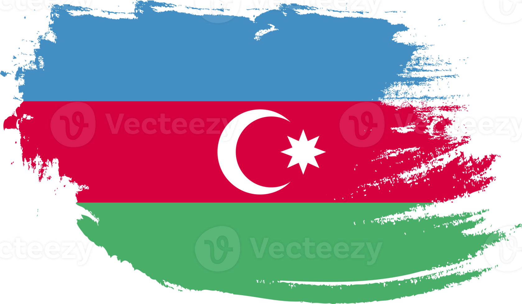 Aserbaidschan-Flagge mit Grunge-Textur png
