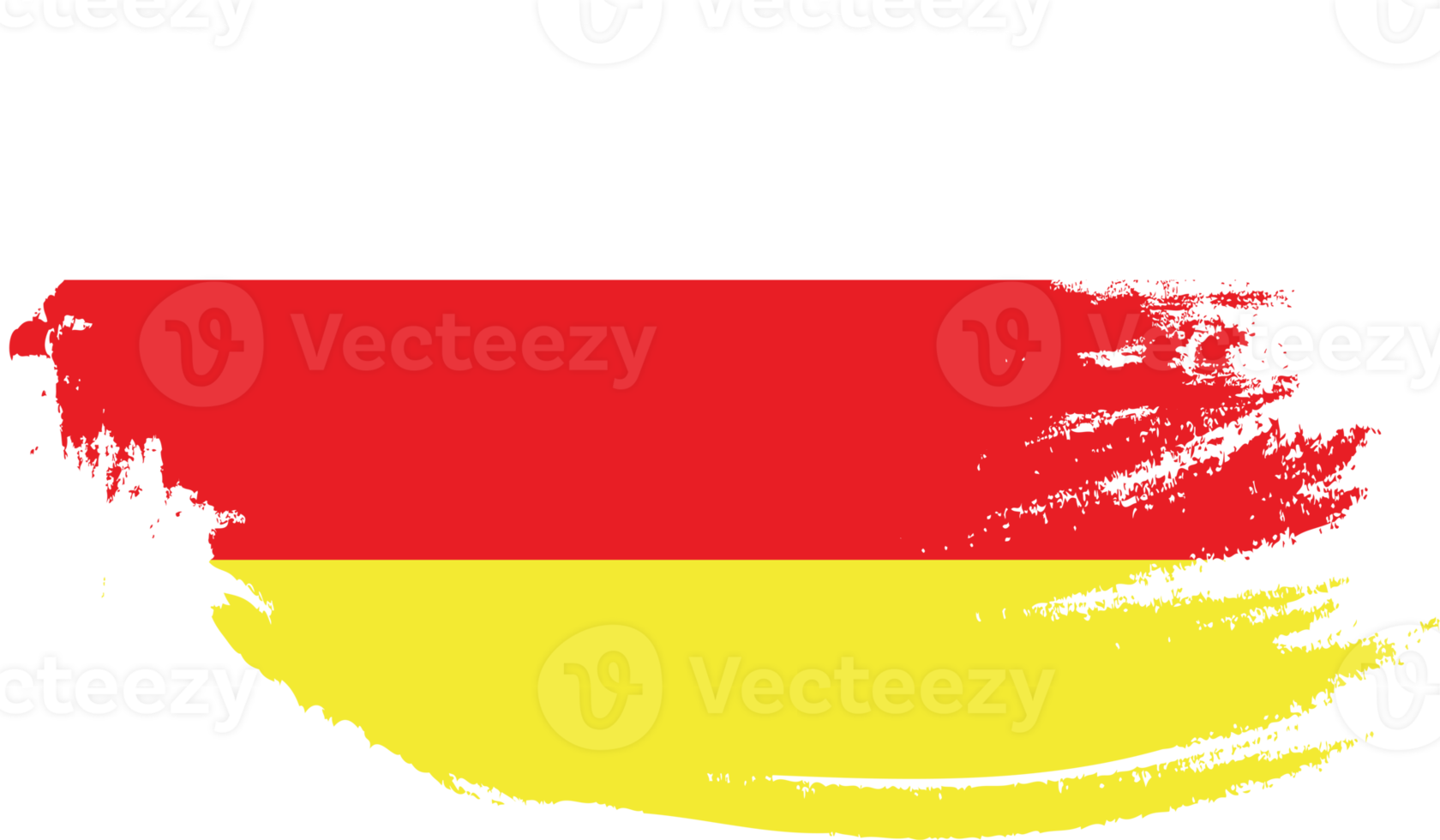 North ossetia flagga med grunge textur png