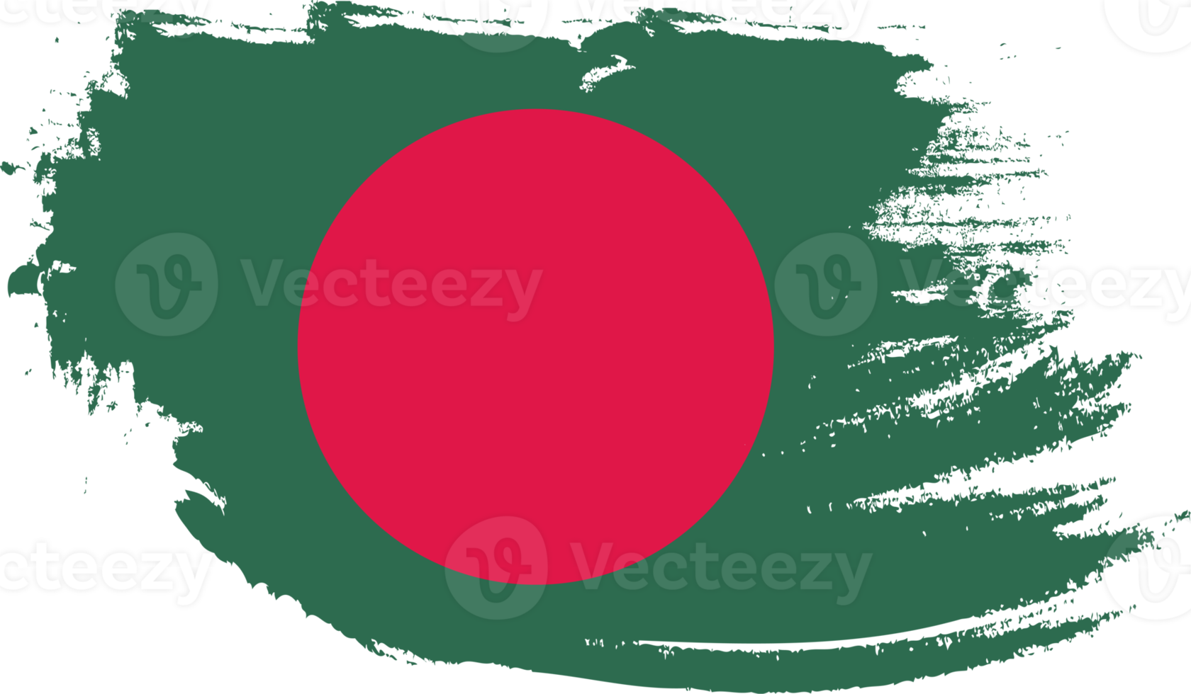 Bangladesh flag with grunge texture png