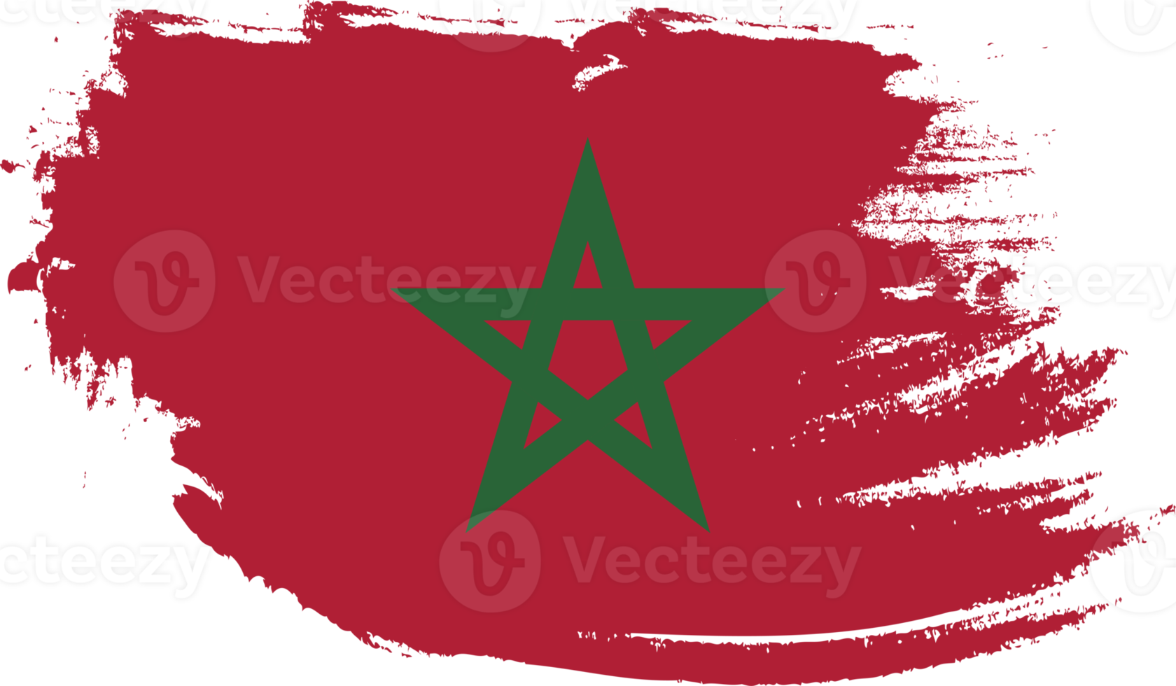 drapeau maroc avec texture grunge png