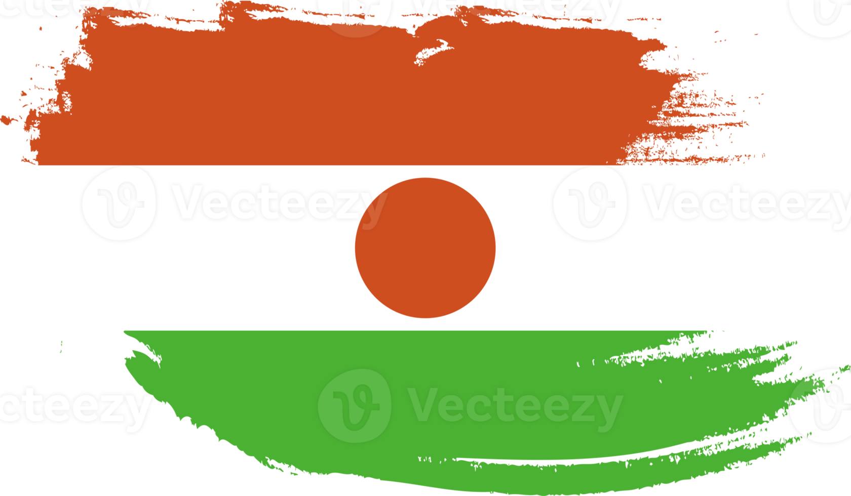 niger flagga med grunge textur png