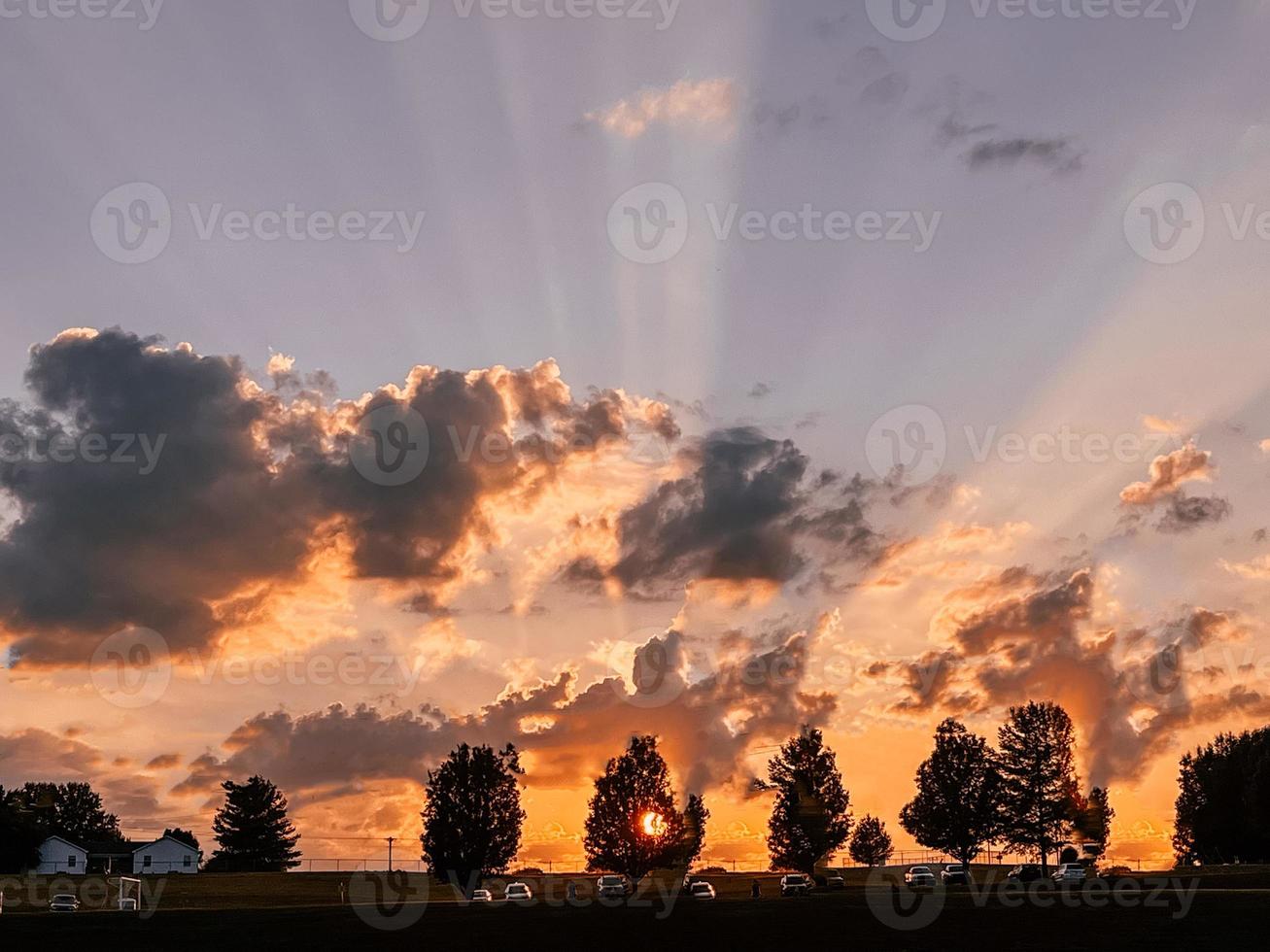 Sunrise Over the Hill photo