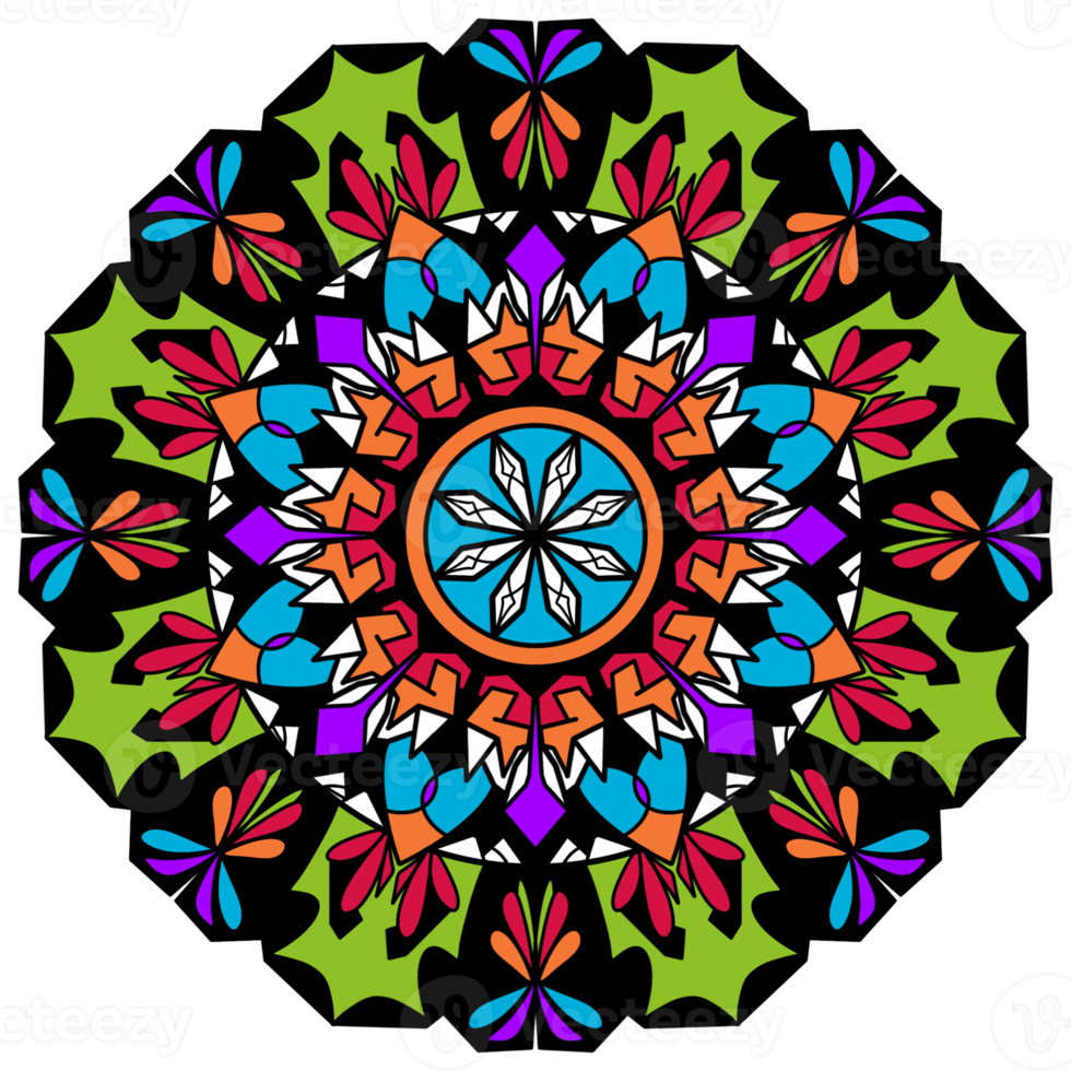 Weihnachts-Mandala-Dekoration png