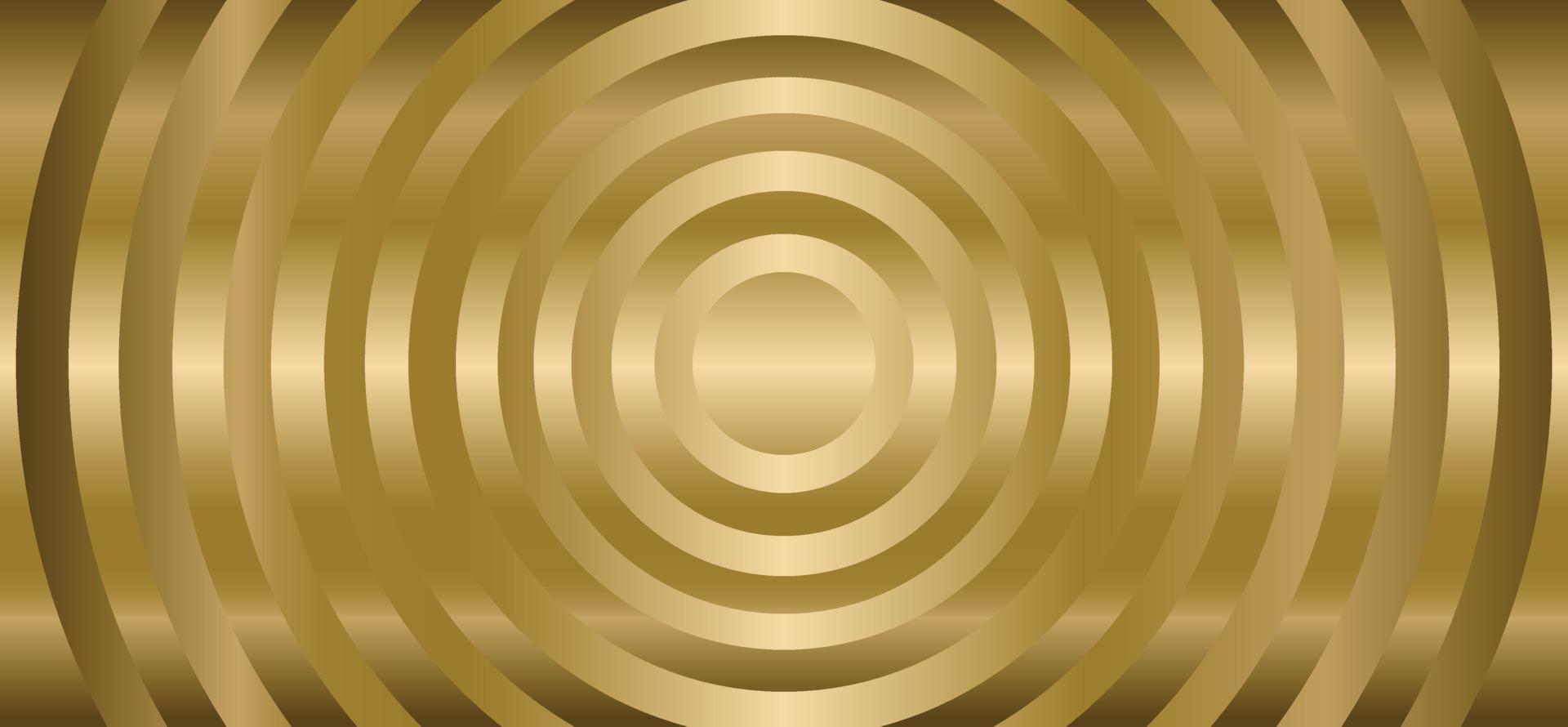 Abstract golden circle background vector