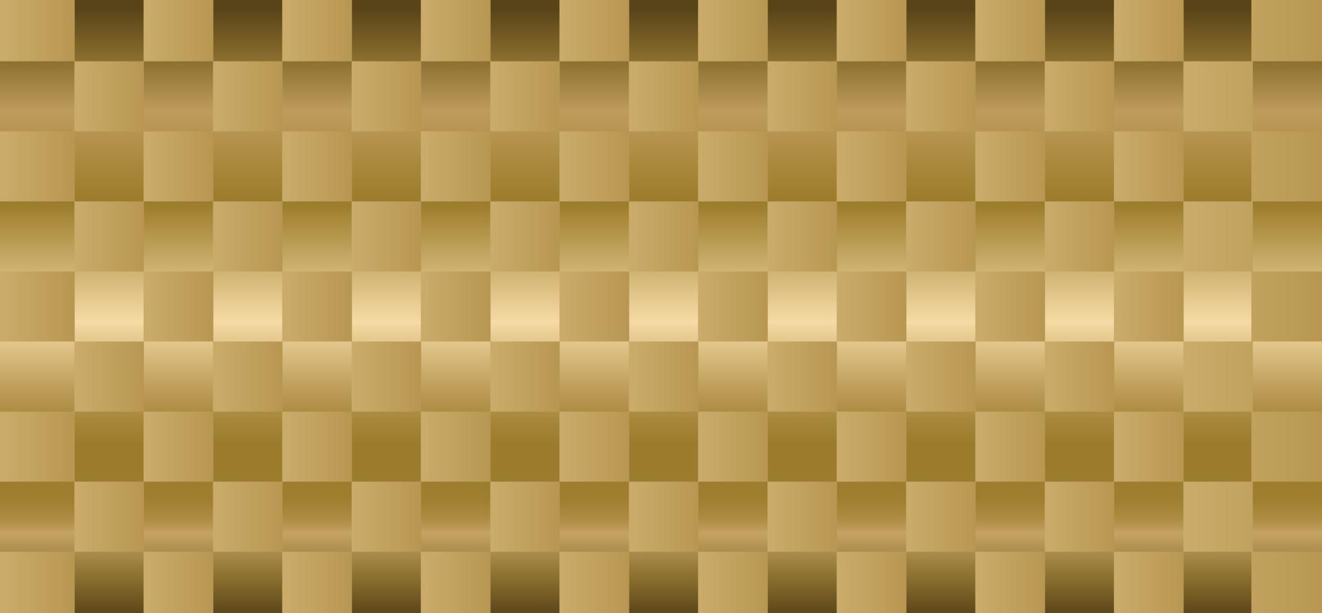 Abstract golden rectangle background vector