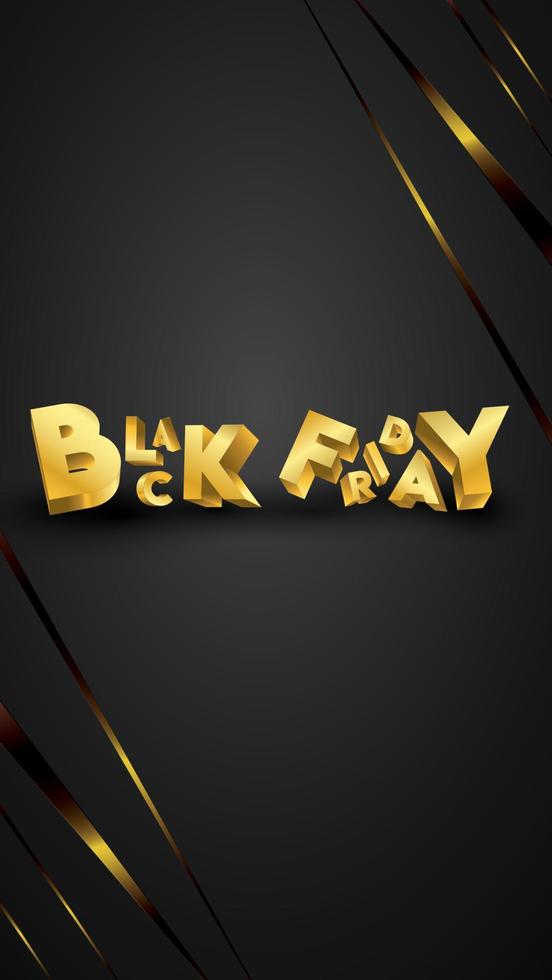Black friday background layout background black and gold. For art template design, list, page, mockup brochure style, banner, idea, cover, booklet, print, flyer, book, card, ad, sign, poster, badge. vector