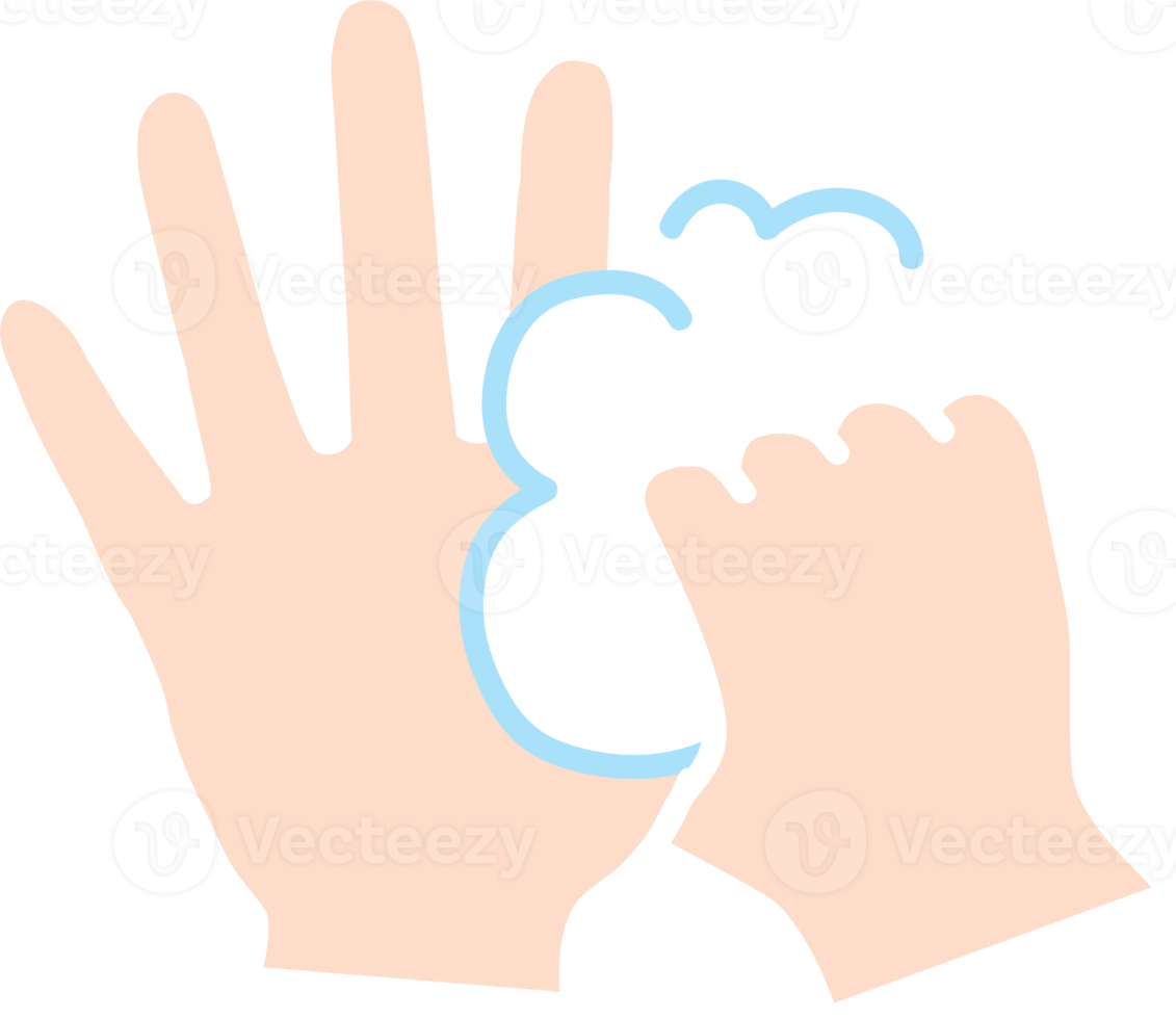 illustrations of hand washing with water soap png