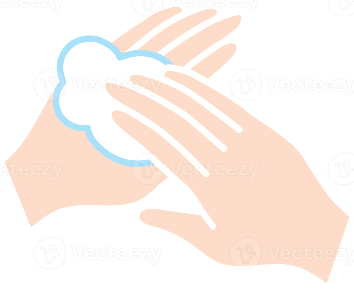 illustrations of hand washing with water soap png