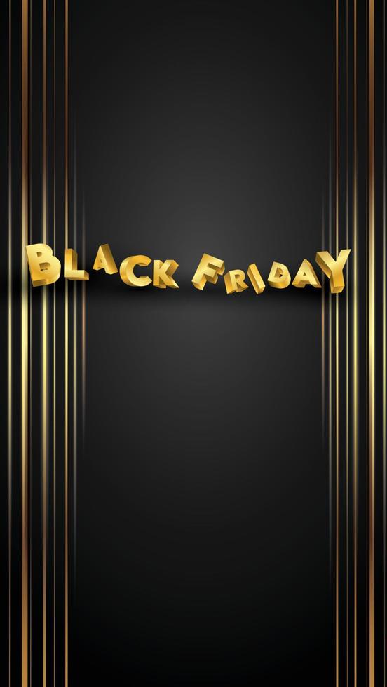 Black friday background layout background black and gold. For art template design, list, page, mockup brochure style, banner, idea, cover, booklet, print, flyer, book, card, ad, sign, poster, badge. vector