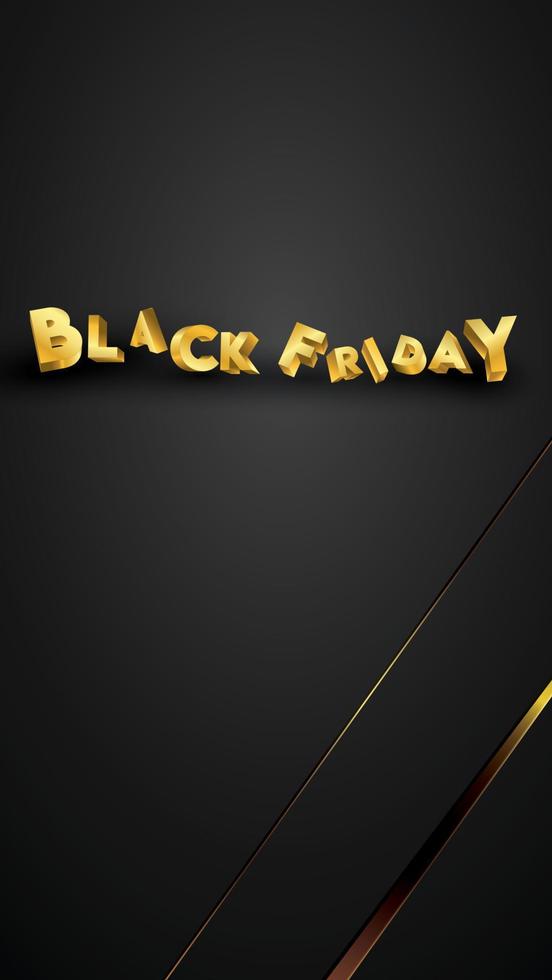 Black friday background layout background black and gold. For art template design, list, page, mockup brochure style, banner, idea, cover, booklet, print, flyer, book, card, ad, sign, poster, badge. vector