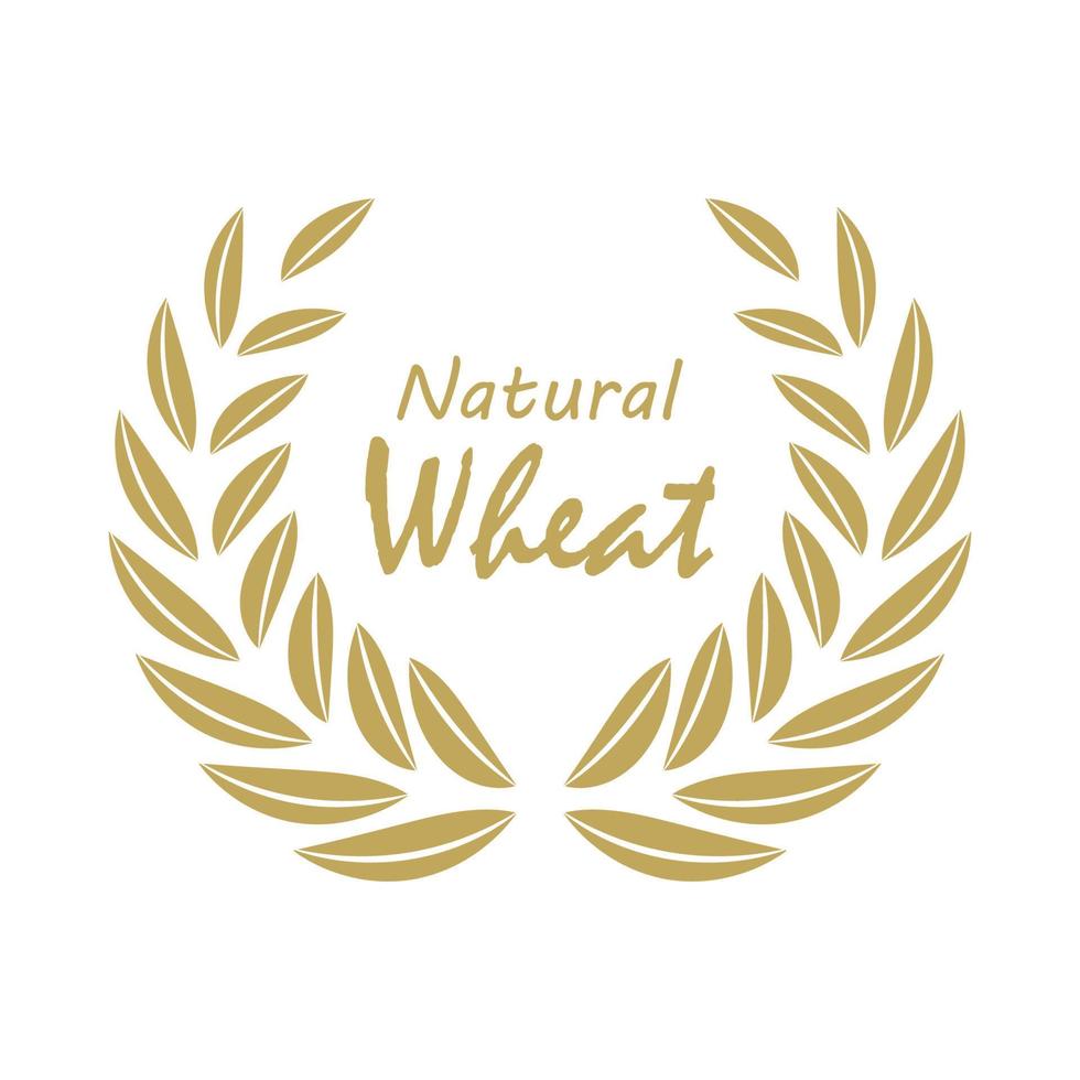 Wheat Logo template vector illustration design