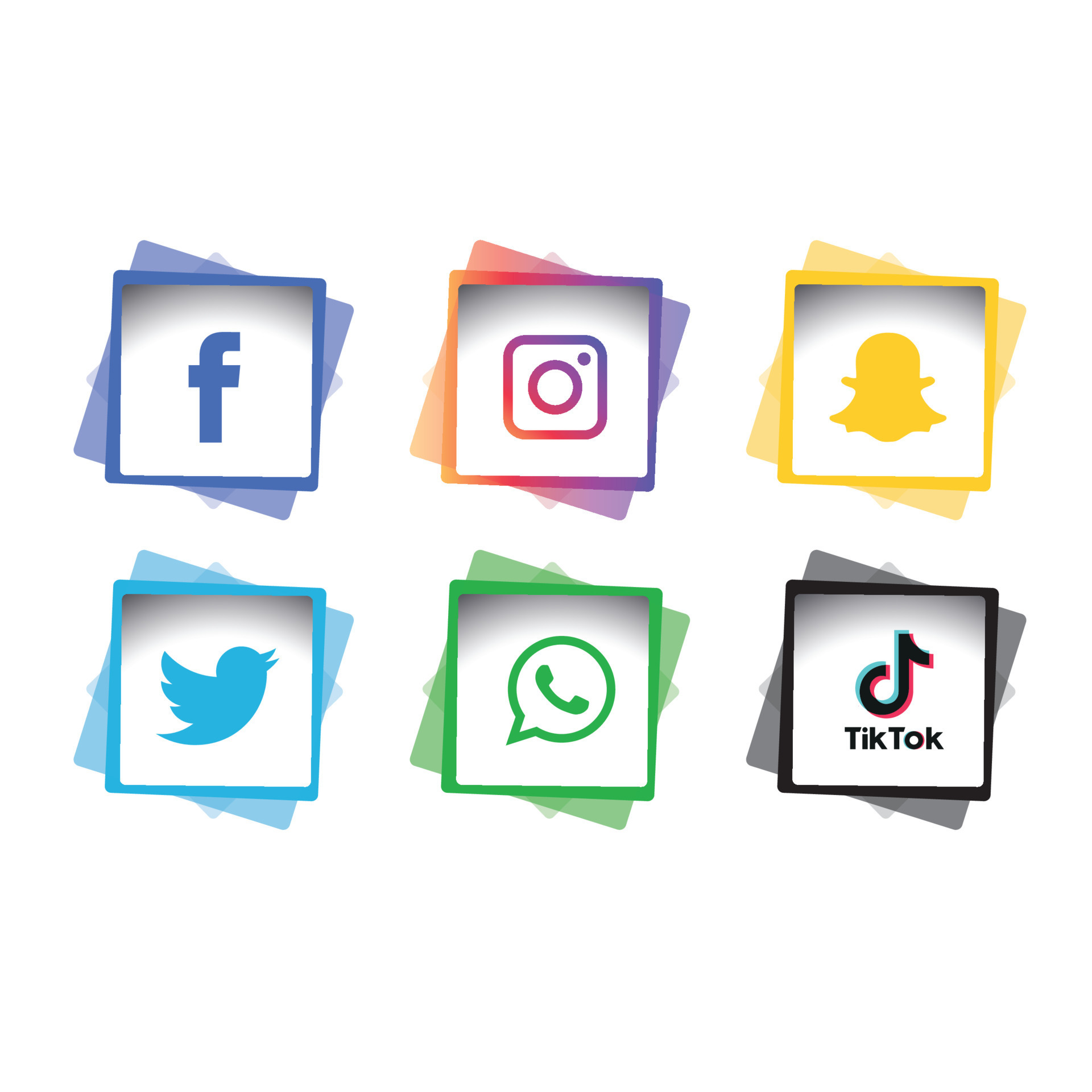 логотипы социальных сетей. соцсети иллюстрация. продвижение с соц сетями на белом фоне. соцсети фон. продвижение в соц сетях без фона.