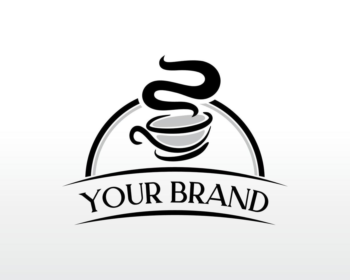 diseño de logotipo de café. café abd bar logo diseño vector