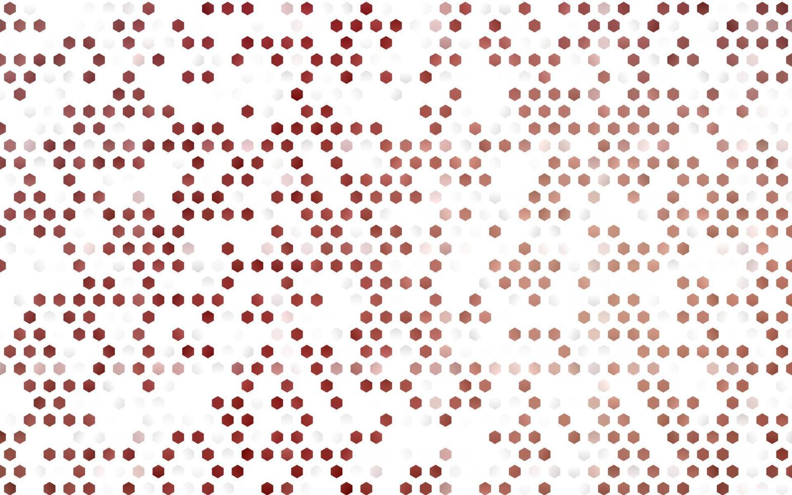 Light Red vector template in hexagonal style.