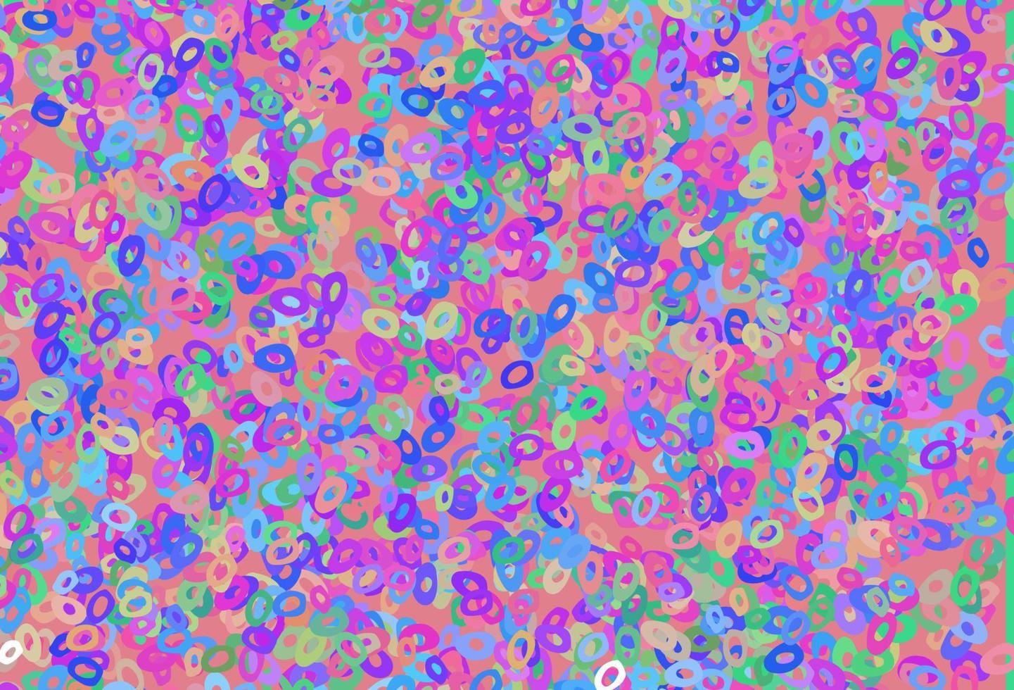 Light Multicolor, Rainbow vector texture with disks.