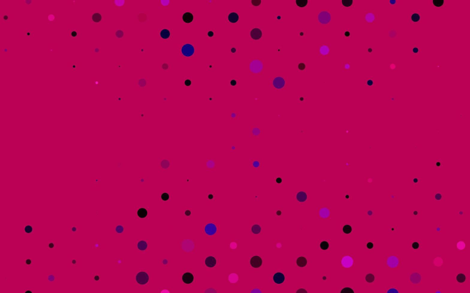 Light Pink vector background with bubbles.