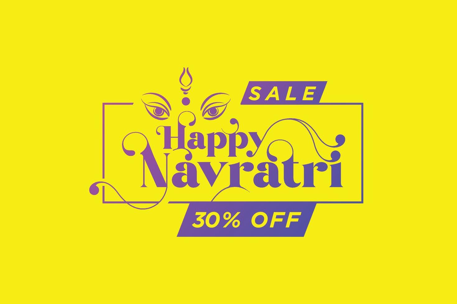 Happy Navratri Festival Offer, Template, Banner, Logo Design, Icon, Poster, Unit, Label, Web Header, Vector, illustration, Tag, Diwali Celebration background. vector