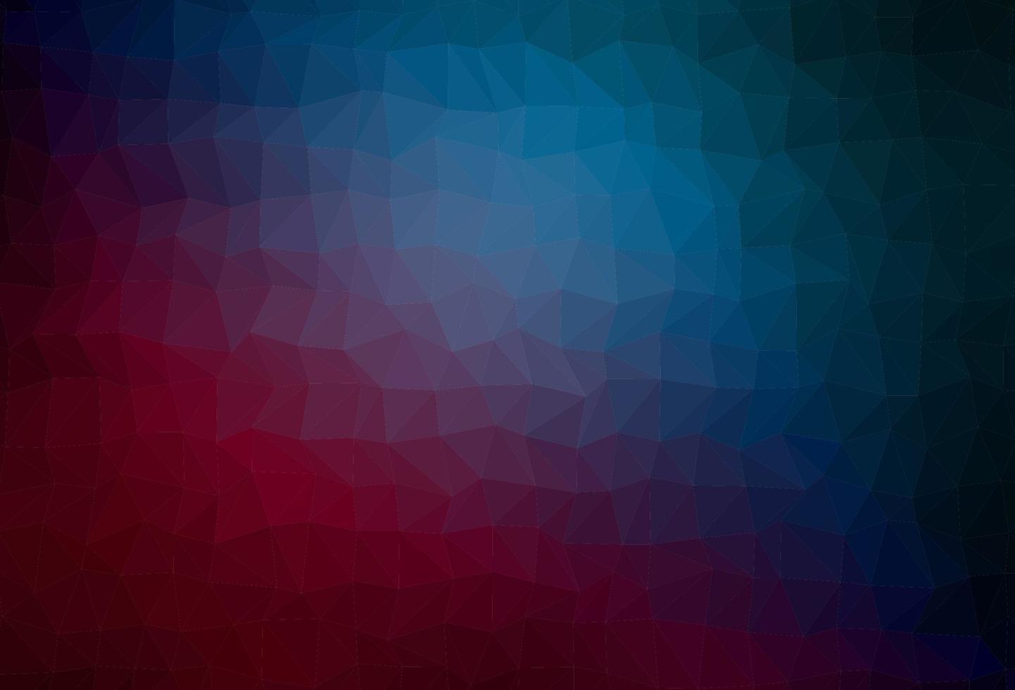 Dark Blue, Red vector abstract polygonal layout.