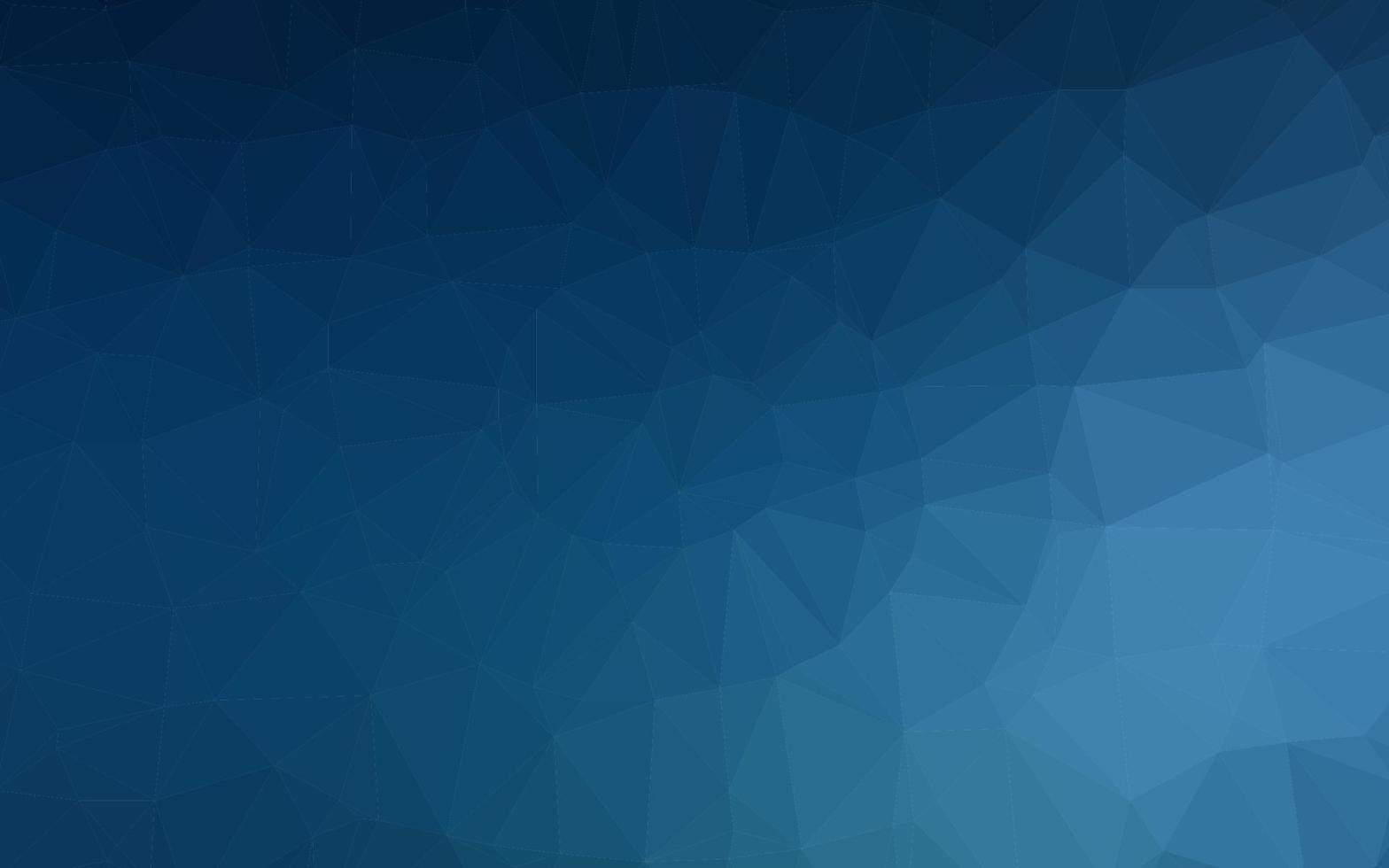 Dark BLUE vector triangle mosaic texture.