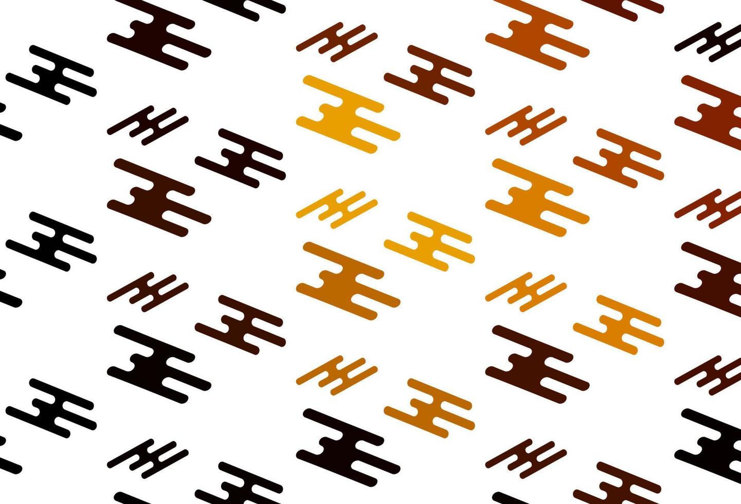 Light Orange vector background with straight lines.