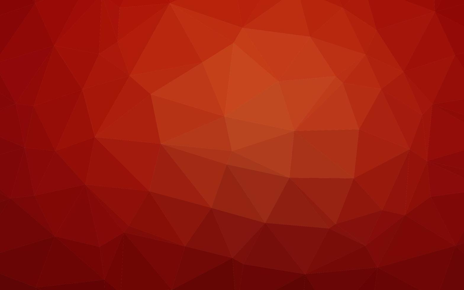 Light Red vector triangle mosaic template.