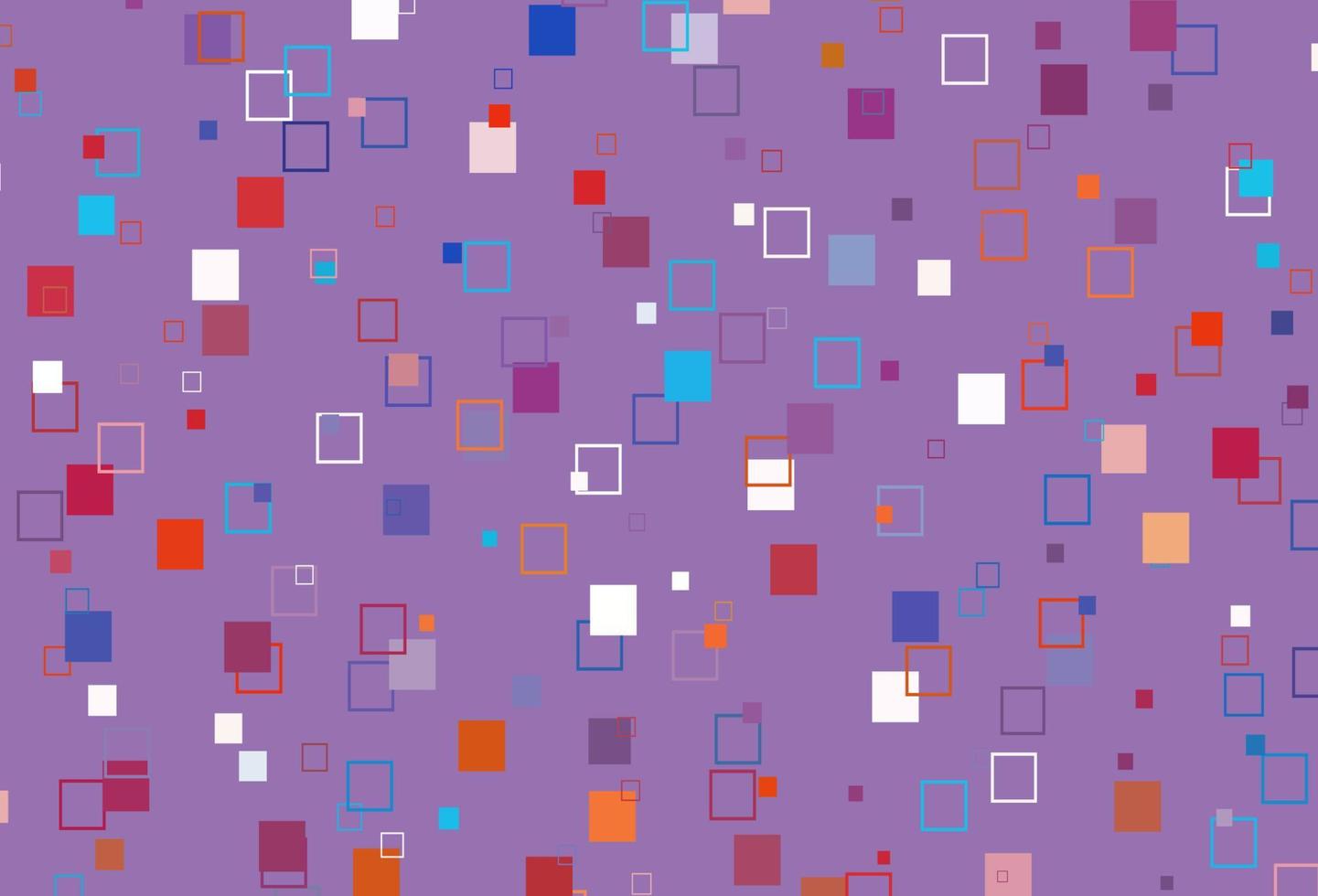 Light Blue, Red vector pattern with crystals, rectangles.