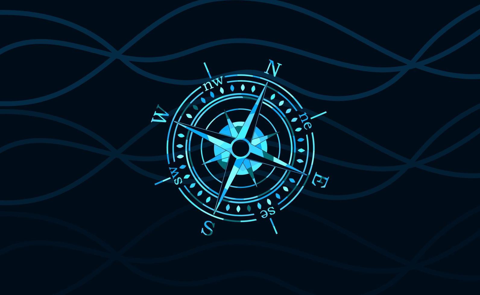 Compass vector background