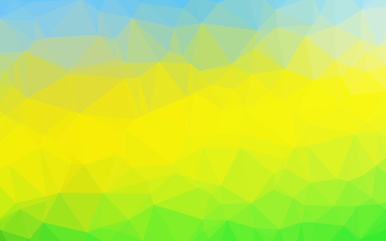 Light Blue, Yellow vector abstract mosaic pattern.