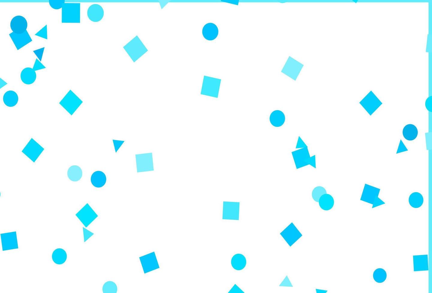 Light BLUE vector pattern in polygonal style with circles.