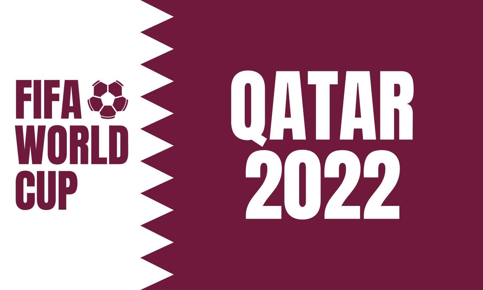 antecedentes de la copa del mundo qatar 2022. ilustración vectorial vector