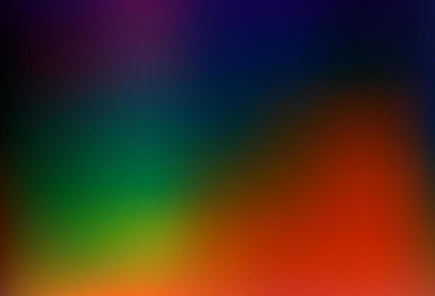 Dark Multicolor, Rainbow vector blurred bright background.