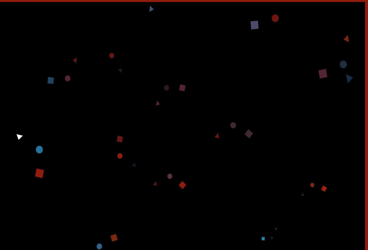 Light Blue, Red vector pattern in polygonal style with circles.