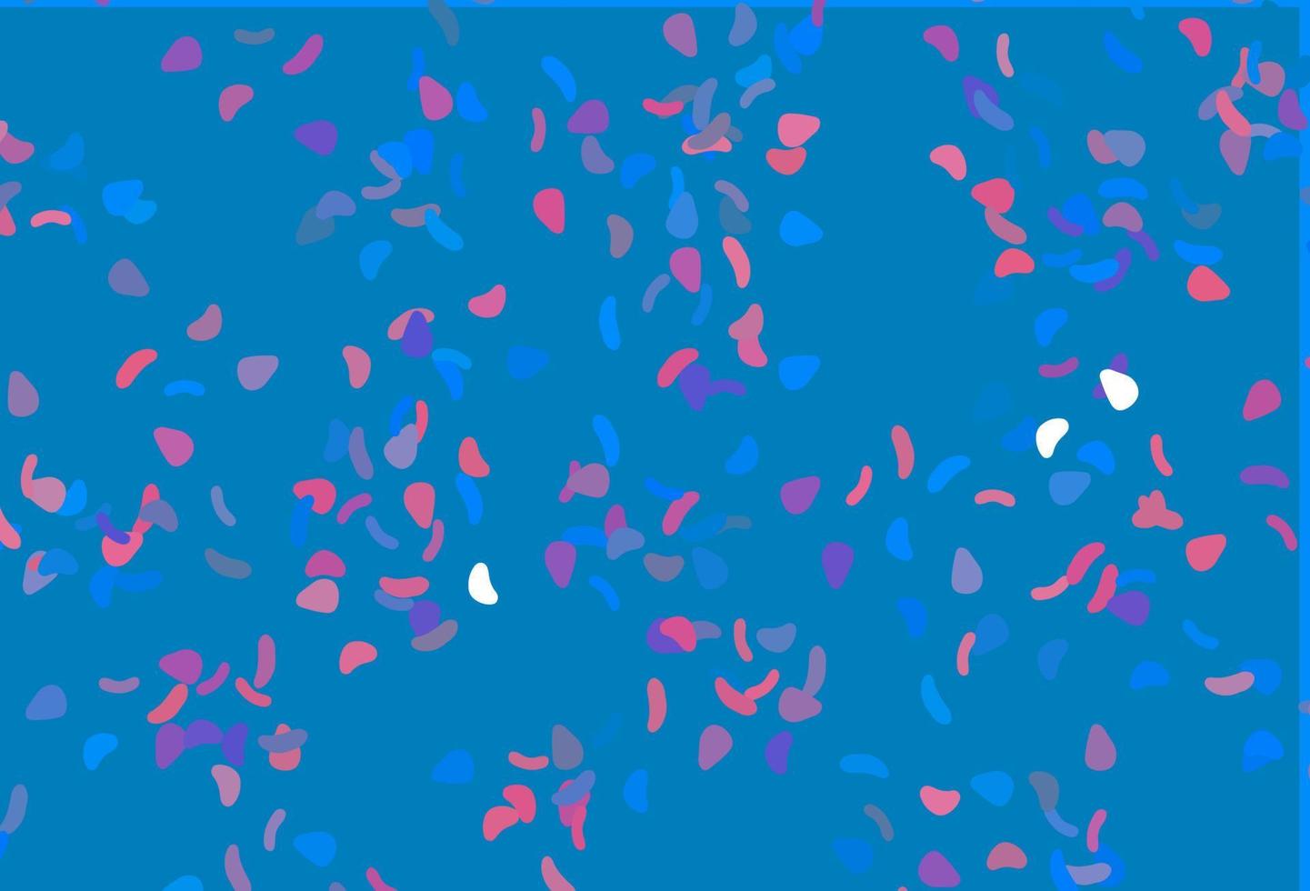 Light Blue, Red vector texture with random forms.