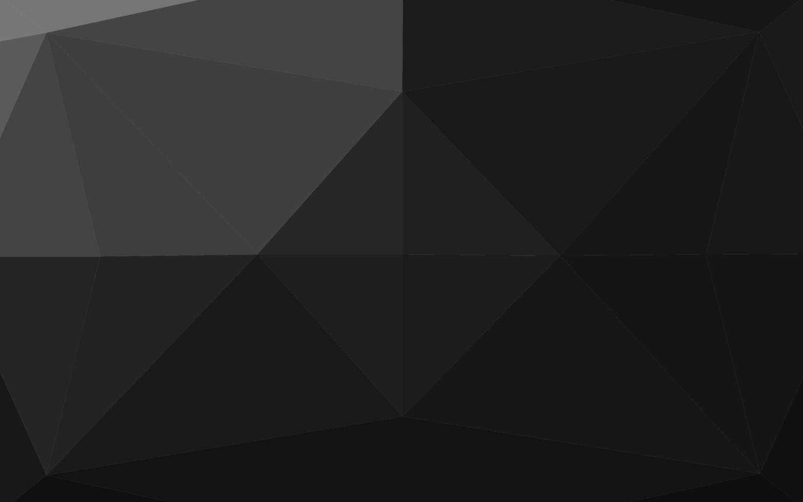 Dark Silver, Gray vector hexagon mosaic cover.