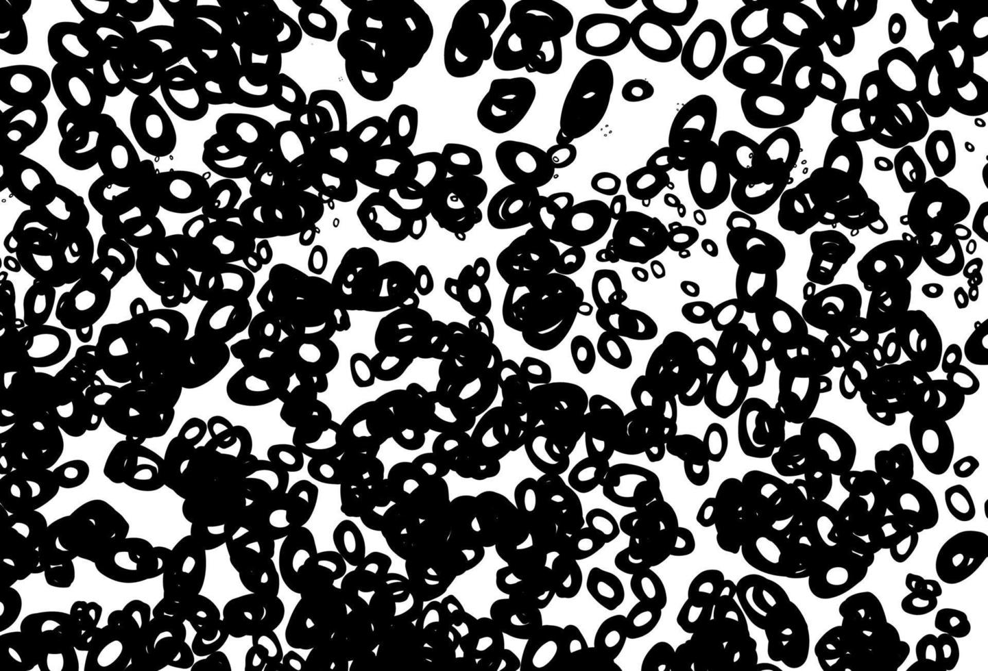 Black and white vector cover with spots.