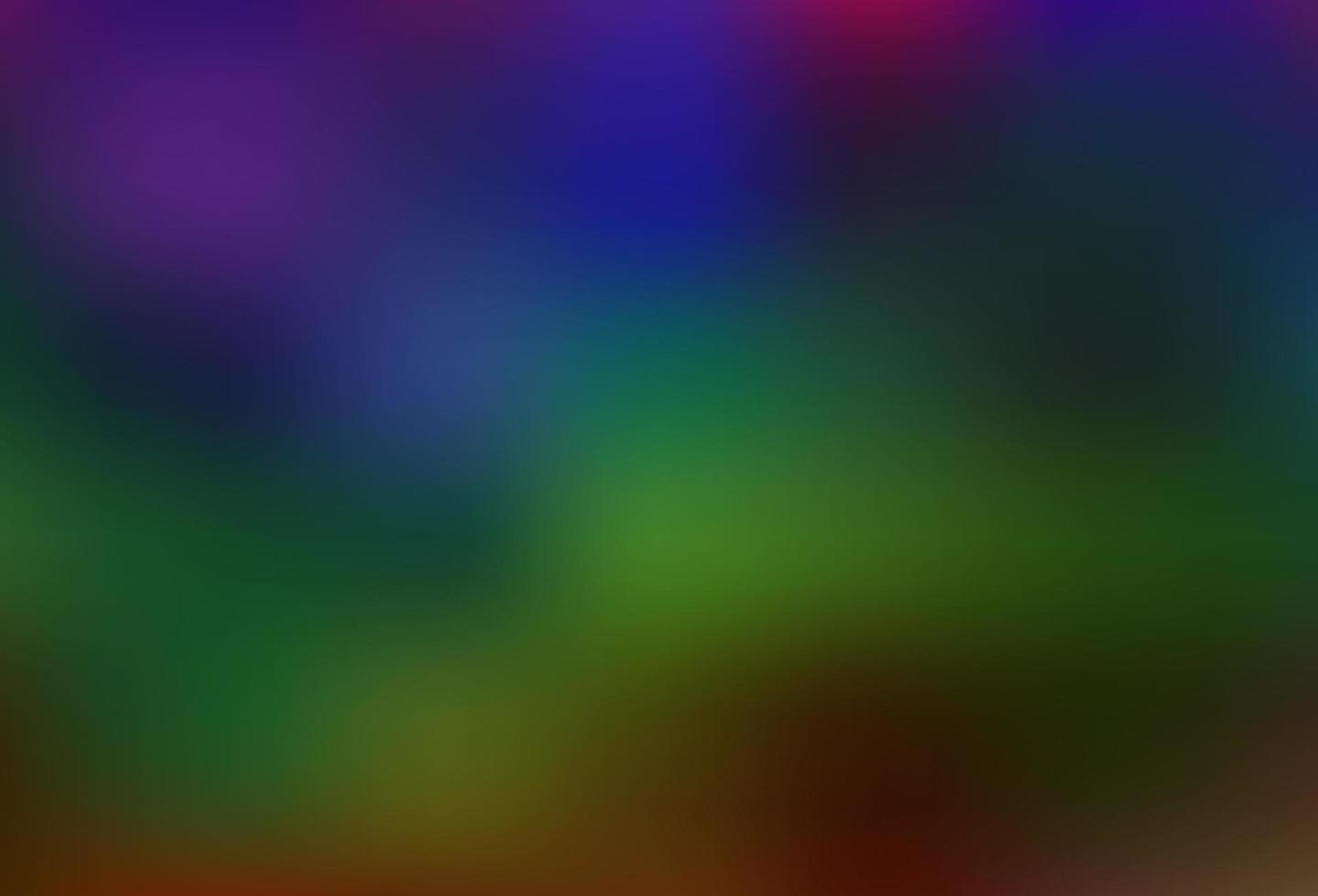 Dark Multicolor, Rainbow vector blurred shine abstract pattern.