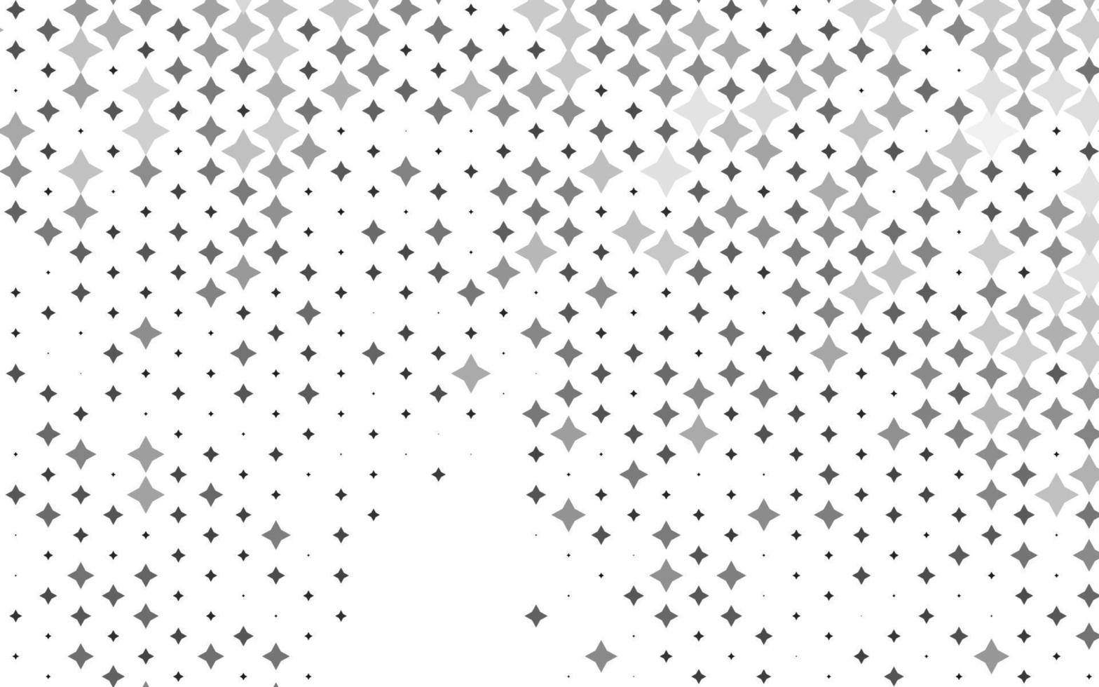 Light Silver, Gray vector template with sky stars.