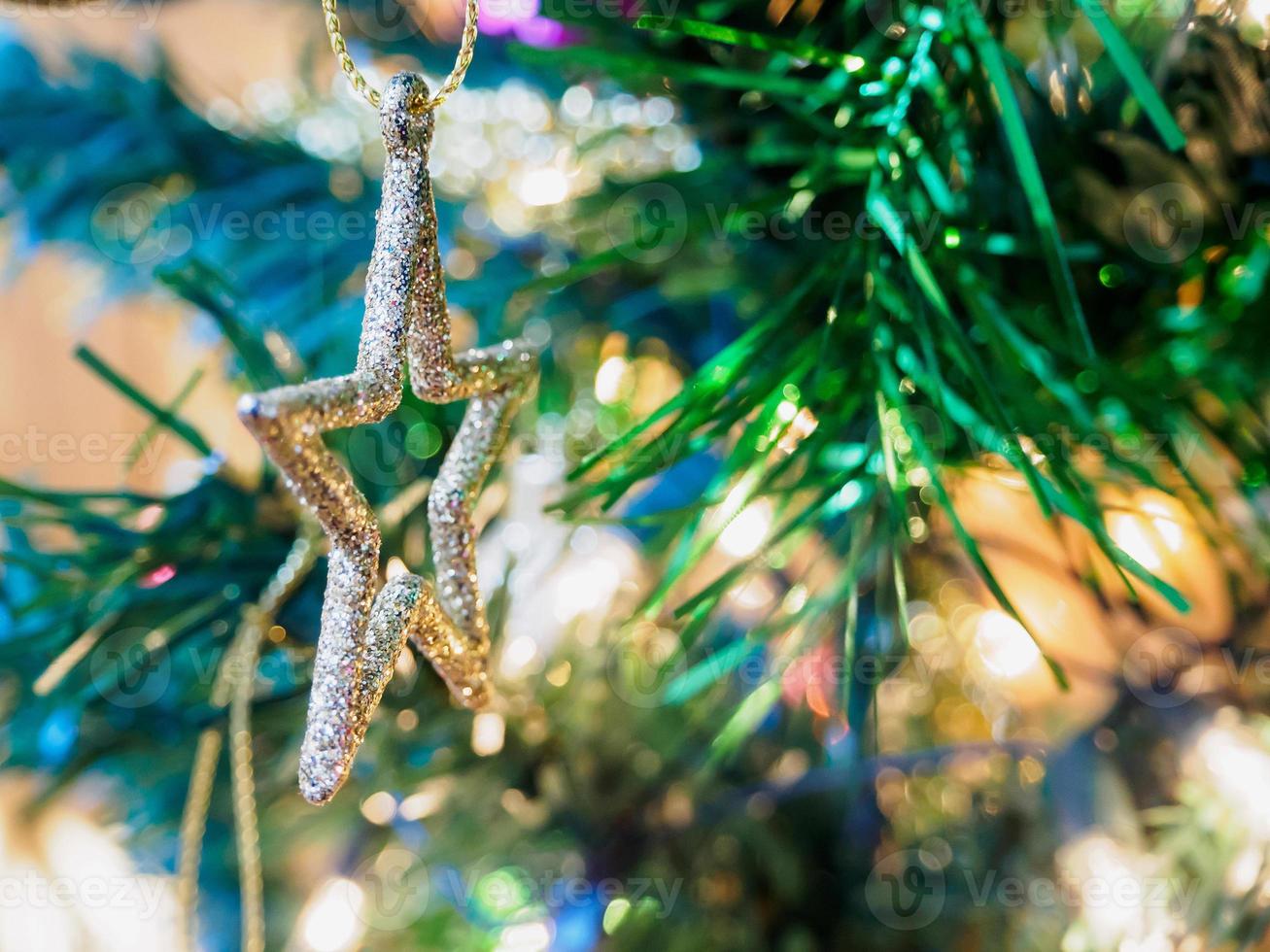 Christmas tree decorations photo