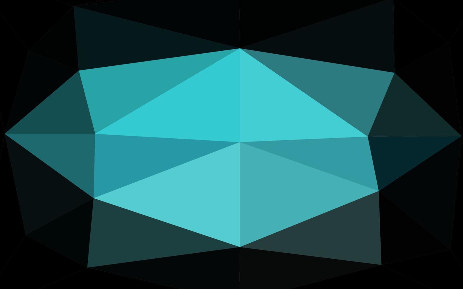 Light BLUE vector triangle mosaic template.