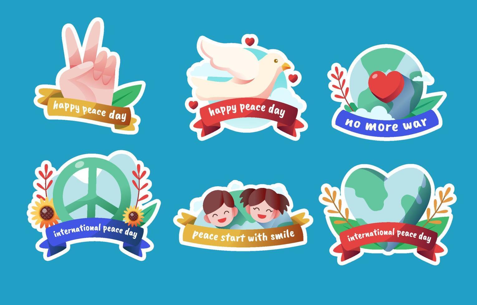 Peace Start With a Smile vector