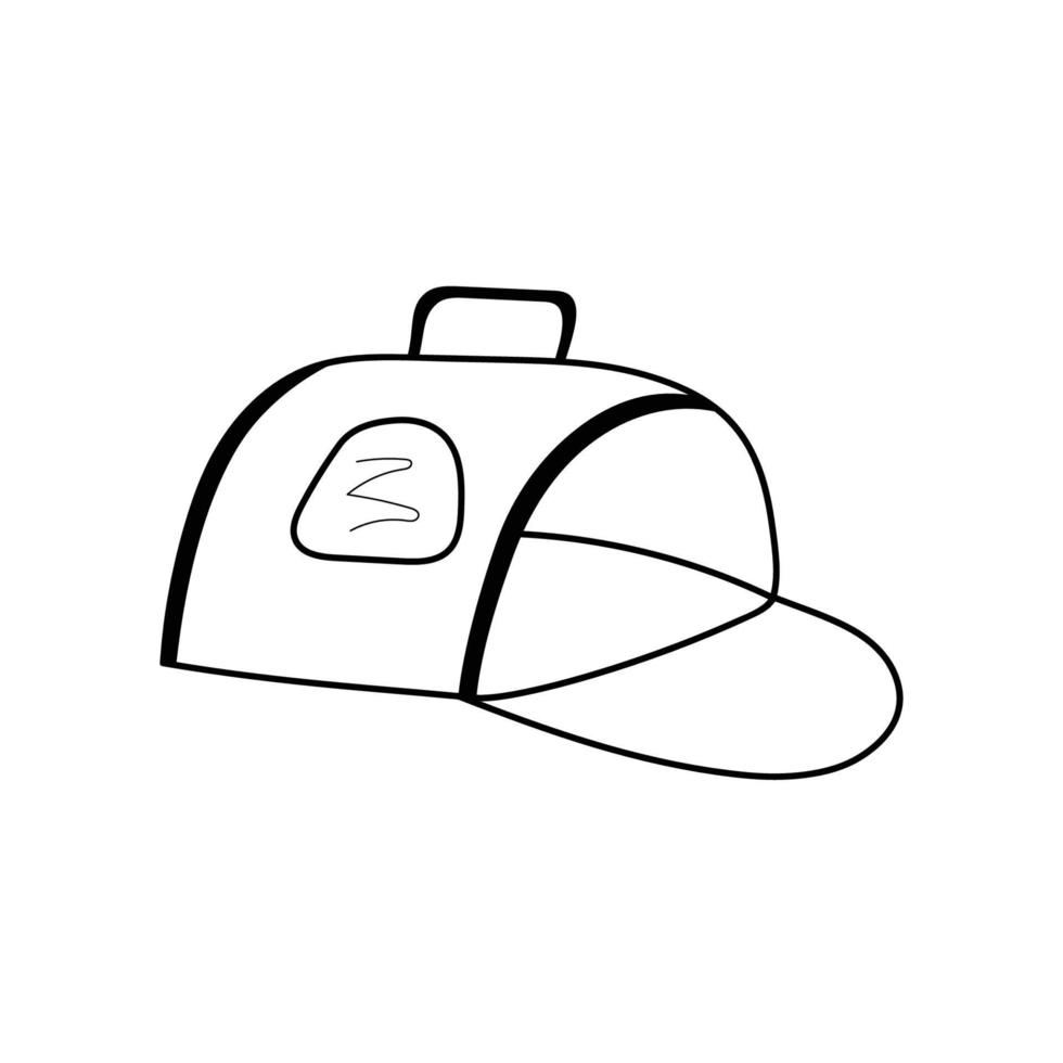 handdrawn illustration of a cat carrier 12065632 Vector Art at Vecteezy