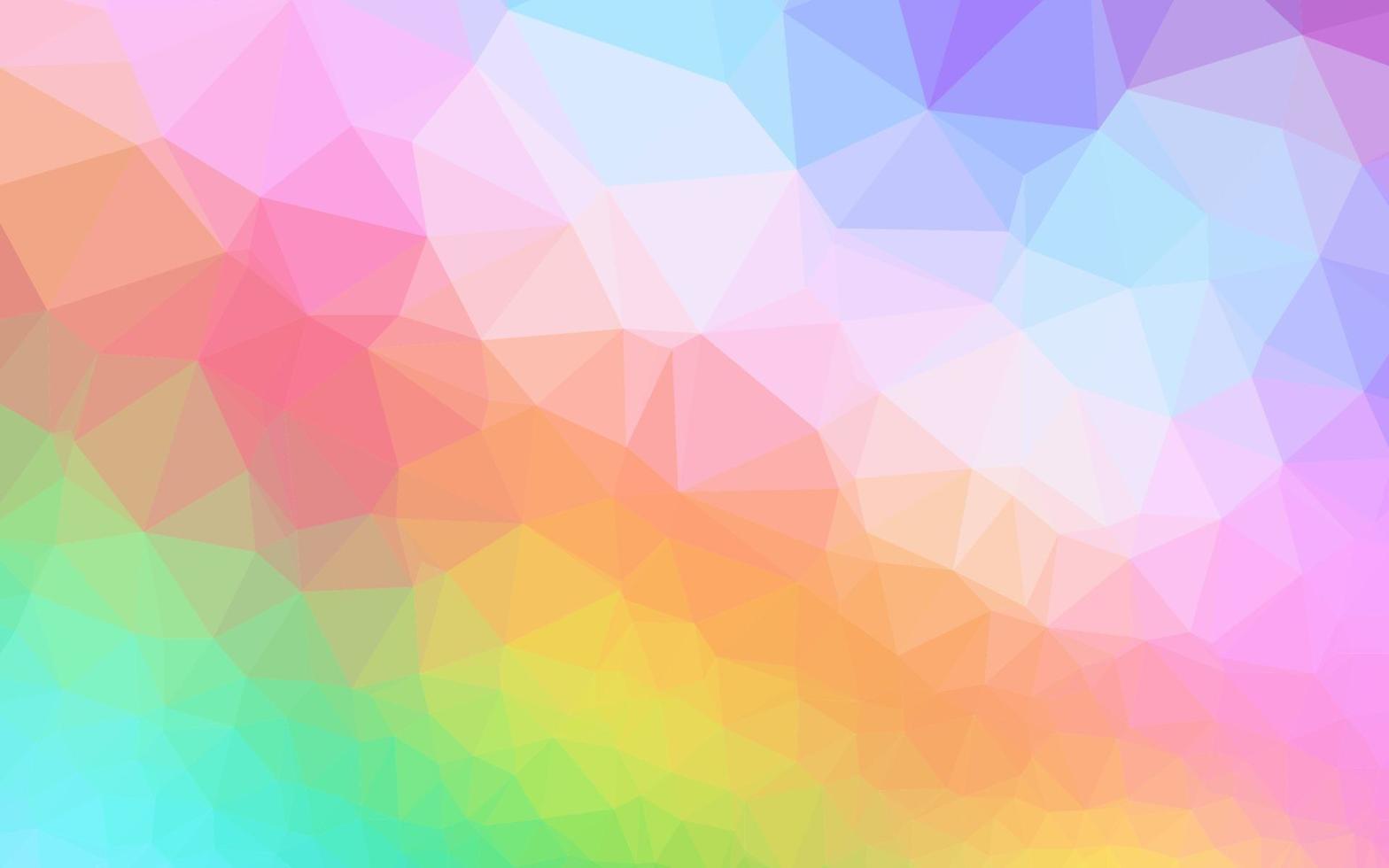 Light Multicolor, Rainbow vector abstract mosaic background.