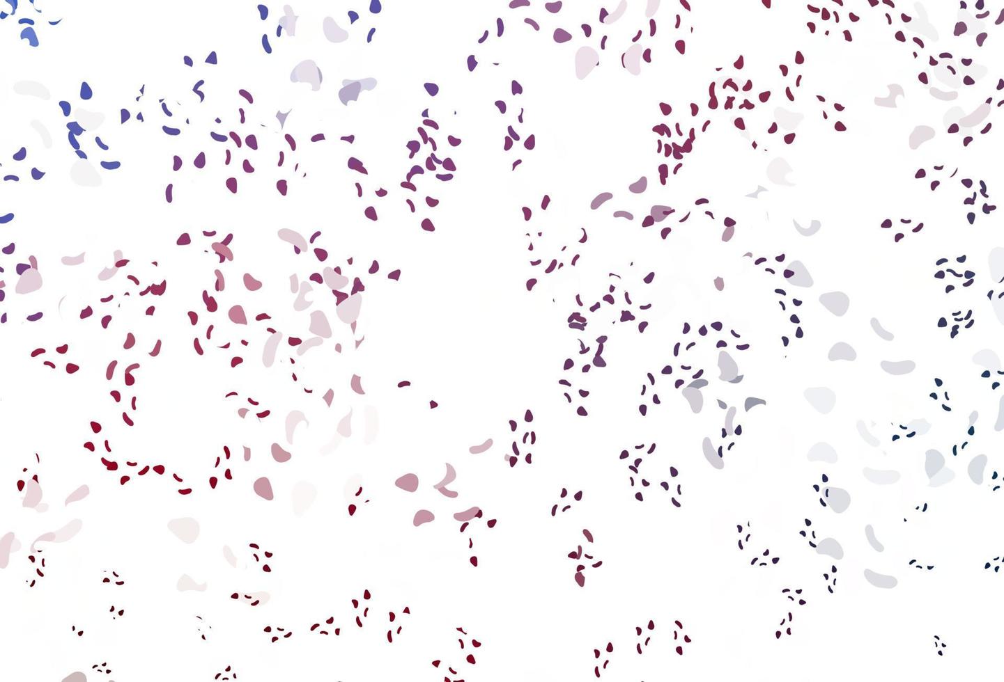 Light blue, red vector template with memphis shapes.