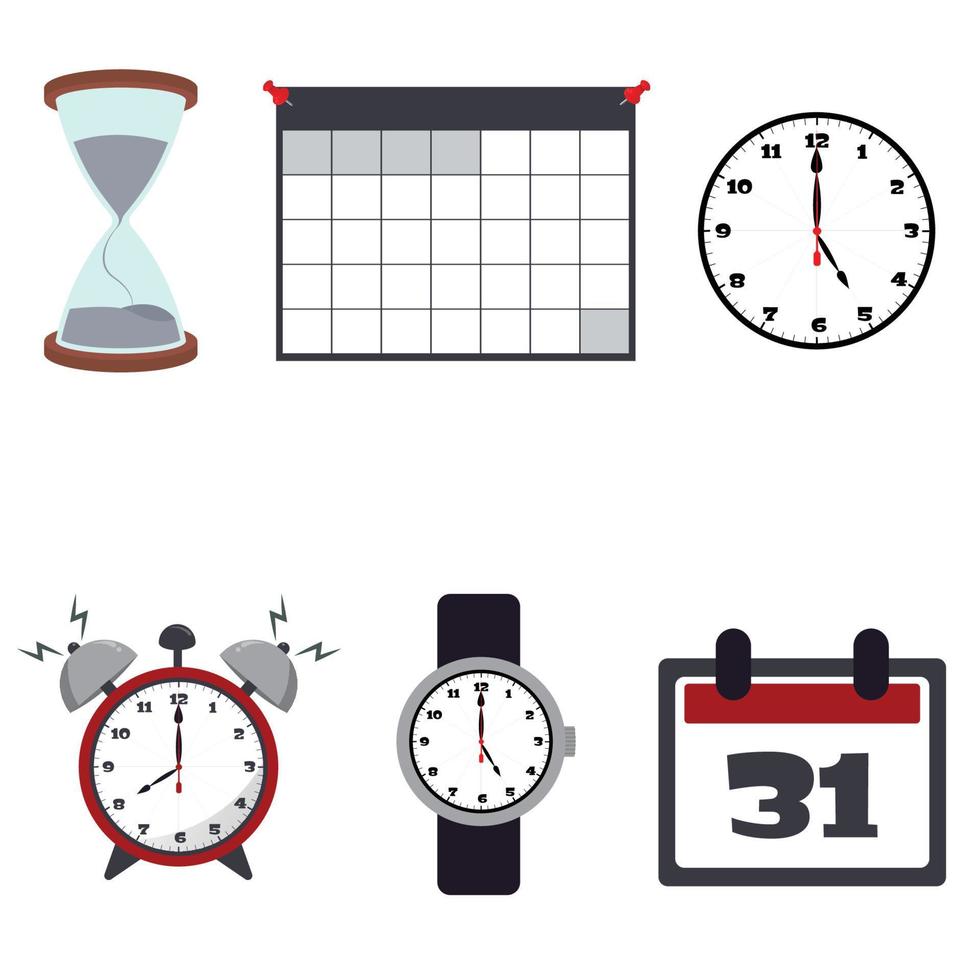 Isolated time themed icon graphic vector